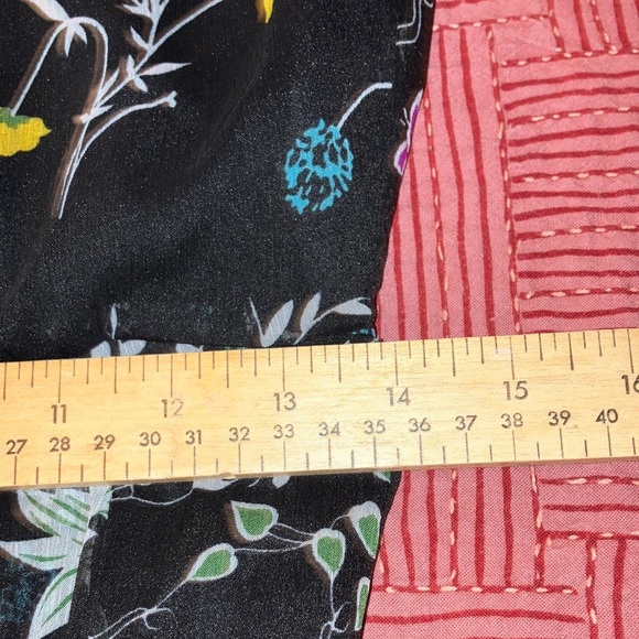 Women’s medium lined Black Floral Midi Dress - Picture 12 of 15